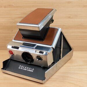 Vintage Polaroid SX-70 / Land Camera / Leather Case / Tested / Instant Film